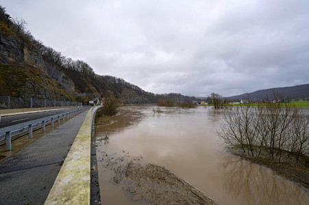 Weser-Hochwasser im Landkreis Hameln-Pyrmont