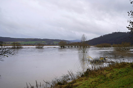 Weser-Hochwasser im Landkreis Hameln-Pyrmont