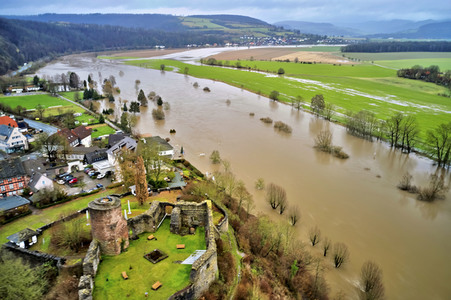 Weser-Hochwasser im Landkreis Hameln-Pyrmont