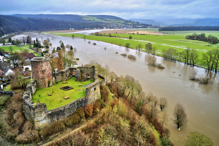 Weser-Hochwasser im Landkreis Hameln-Pyrmont