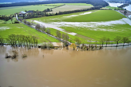 Weser-Hochwasser im Landkreis Hameln-Pyrmont