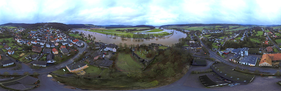Weser-Hochwasser im Landkreis Hameln-Pyrmont