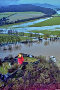 Weser-Hochwasser im Landkreis Hameln-Pyrmont