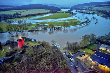 Weser-Hochwasser im Landkreis Hameln-Pyrmont