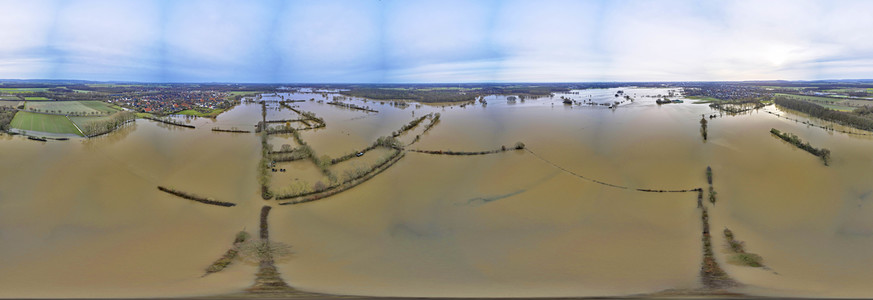 Leine Hochwasser in der Region Hannover