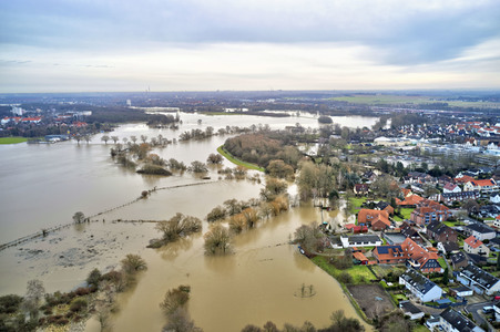 Leine Hochwasser in der Region Hannover