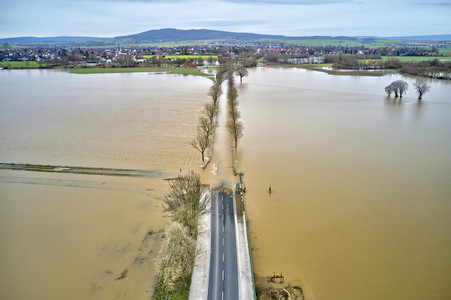 Leine Hochwasser in der Region Hannover