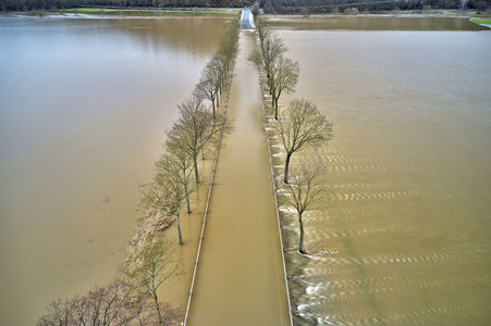 Leine Hochwasser in der Region Hannover
