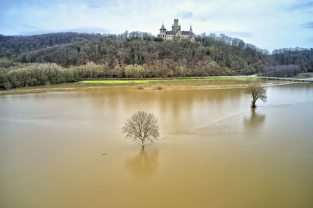 Leine Hochwasser in der Region Hannover