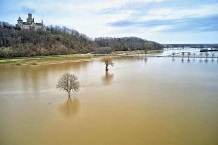 Leine Hochwasser in der Region Hannover