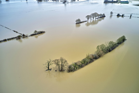 Leine Hochwasser in der Region Hannover