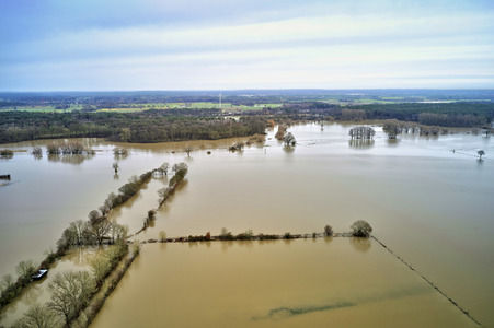 Leine Hochwasser in der Region Hannover