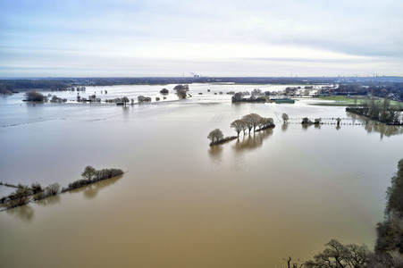 Leine Hochwasser in der Region Hannover