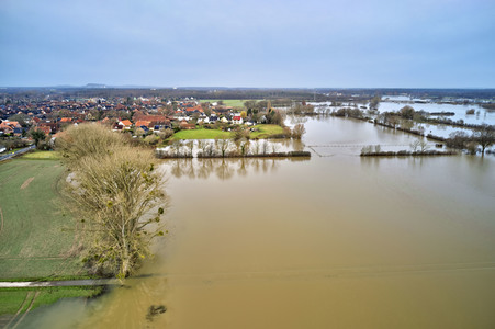 Leine Hochwasser in der Region Hannover