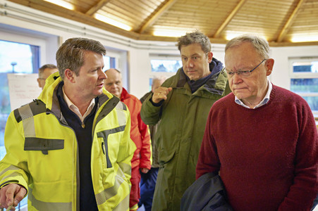 Stephan Weil besucht Hochwassergebiet in der Region Heidekreis