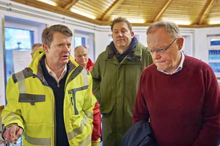 Stephan Weil besucht Hochwassergebiet in der Region Heidekreis