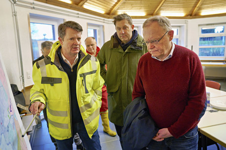 Stephan Weil besucht Hochwassergebiet in der Region Heidekreis