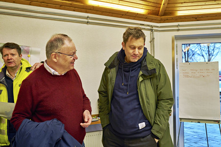 Stephan Weil besucht Hochwassergebiet in der Region Heidekreis