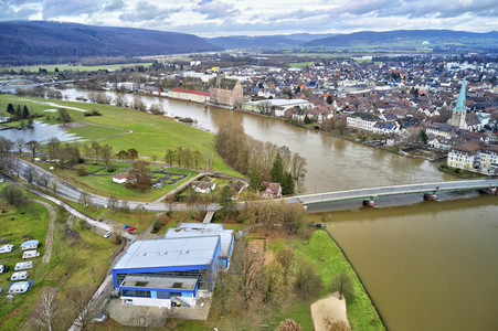 Weser-Hochwasser im Landkreis Holzminden