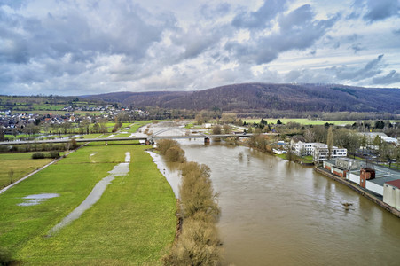 Weser-Hochwasser im Landkreis Holzminden