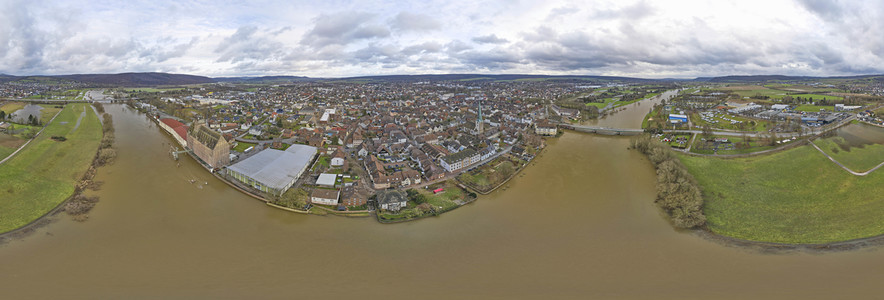Weser-Hochwasser im Landkreis Holzminden