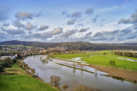 Weser-Hochwasser im Landkreis Holzminden