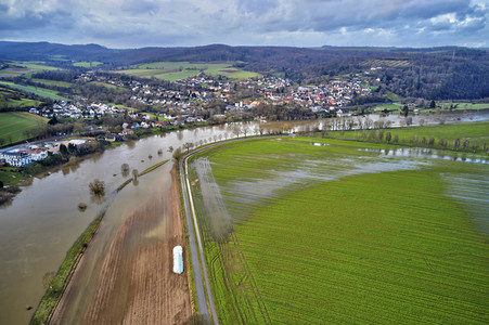 Weser-Hochwasser im Landkreis Holzminden
