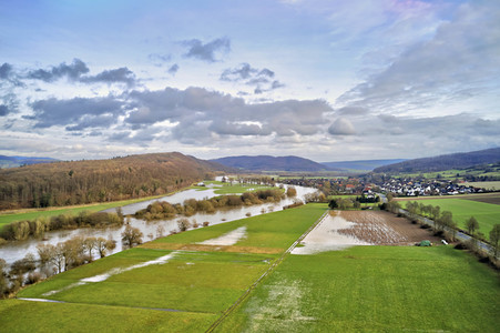 Weser-Hochwasser im Landkreis Holzminden