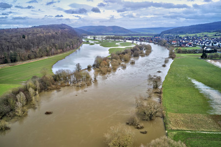 Weser-Hochwasser im Landkreis Holzminden