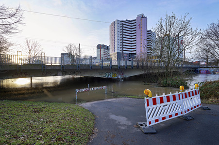Ihme-Hochwasser in Hannover