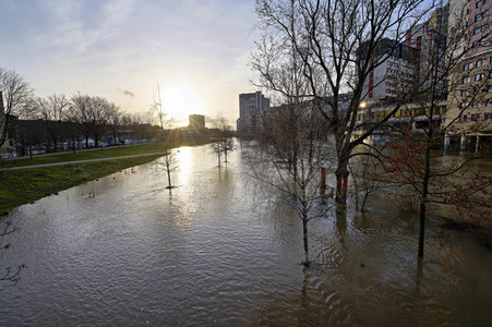 Ihme-Hochwasser in Hannover