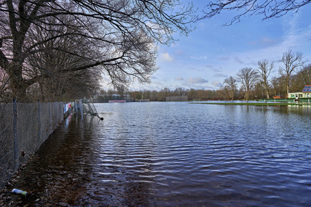 Leine-Hochwasser in Hannover