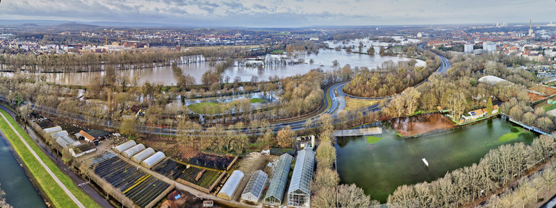 Leine-Hochwasser in Hannover