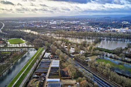 Leine-Hochwasser in Hannover
