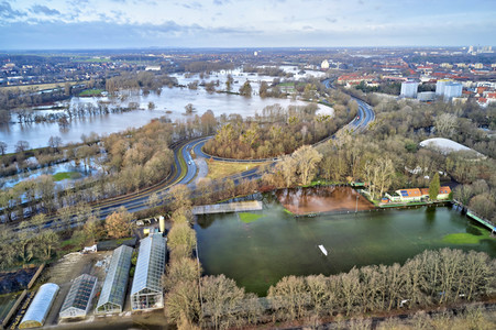 Leine-Hochwasser in Hannover