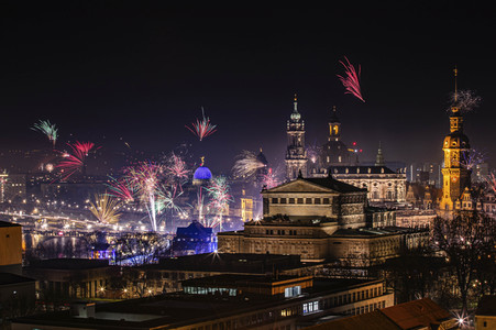 Silvester 2023/24 in Dresden