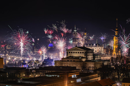 Silvester 2023/24 in Dresden