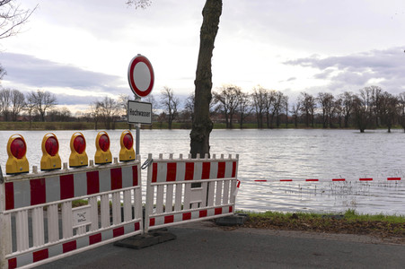 Weser-Hochwasser in Schlüsselburg