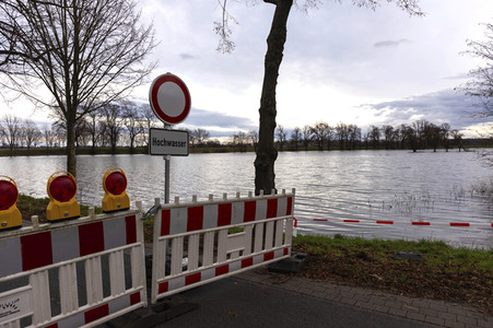 Weser-Hochwasser in Schlüsselburg