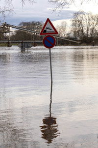 Weser-Hochwasser in Stolzenau