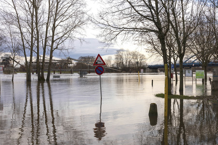 Weser-Hochwasser in Stolzenau