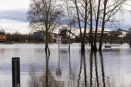 Weser-Hochwasser in Stolzenau