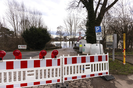 Weser-Hochwasser in Stolzenau