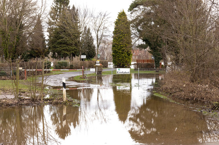 Weser-Hochwasser in Stolzenau