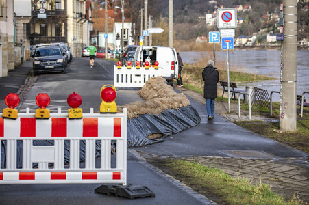 Elbe-Hochwasser in Dresden