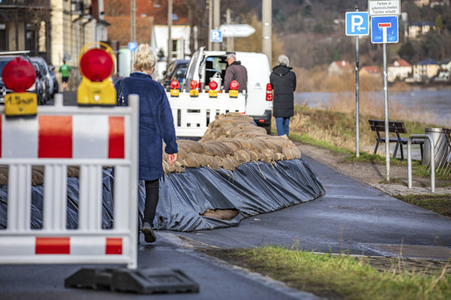 Elbe-Hochwasser in Dresden