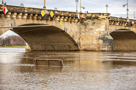 Elbe-Hochwasser in Dresden