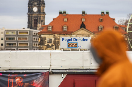 Elbe-Hochwasser in Dresden