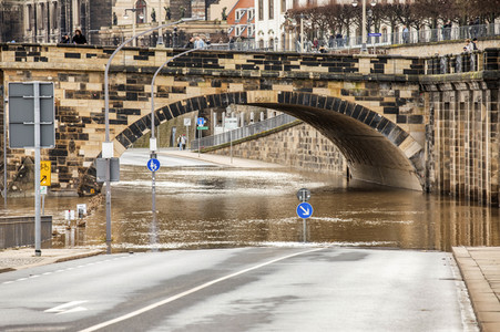 Elbe-Hochwasser in Dresden