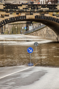 Elbe-Hochwasser in Dresden